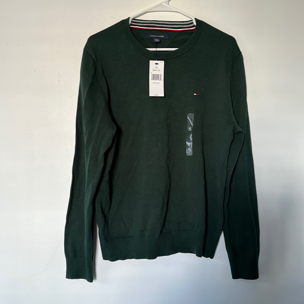 Tommy Hilfiger green pullover